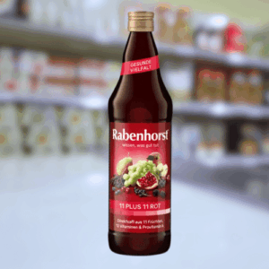 Rabenhorst 11 Plus 11 Red Juice 100% Pure and Organic