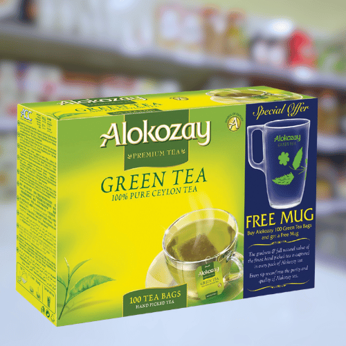 Alokozay Green Tea - 100 Tea Bags