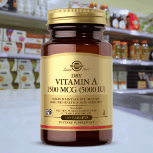 Solgar Dry Vitamin A 1500 MCG(5000IU)-100 Tablets