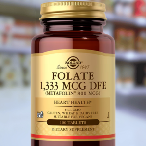 Solgar Folate 1,333 mcg DFE (800 mcg Folic Acid) – 250 Tablets